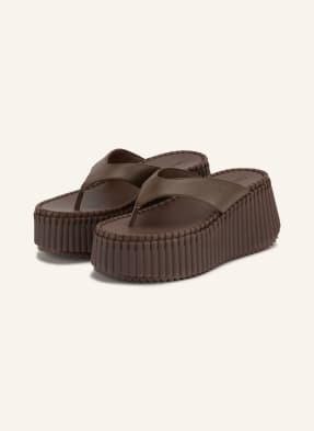 Chloé Žabky Na Podpatku Nama 28x sharp brown