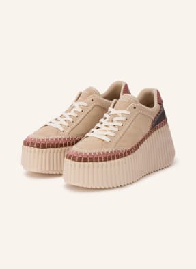 Chloé Sneakersy Nama 236 classic tobacco