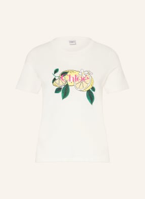Chloé Tričko bílá / růžová / žlutá