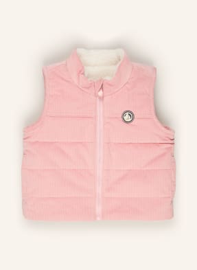 Petit Bateau Oboustranná Vesta růžová / režná