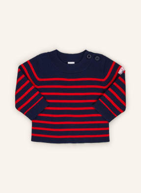 Petit Bateau Svetry tmavě modrá / červená