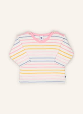 Petit Bateau Tričko S Dlouhým Rukávem bílá / růžová / žlutá