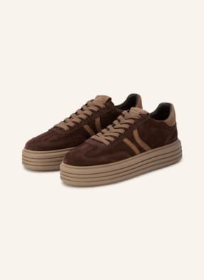 Kennel & Schmenger Sneakersy Lilo tmavě hnědá / koňaková