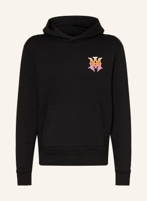 Amiri Mikina S Kapucí černá / růžová / neonově oranžová