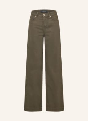 Marc Cain Wide Legs Jeans Warri Mit Glitzergarn gruen