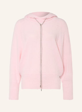 Marc Cain Strick-Hoodie Mit Alpaka rosa