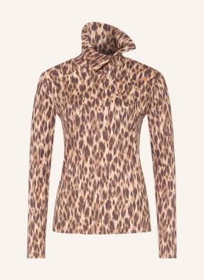 Marc Cain Tričko S Dlouhým Rukávem 697 seal brown
