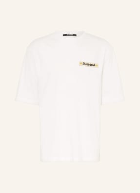 Jacquemus Oversized Tričko Le T-Shirt Plage bílá