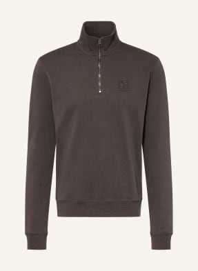 Belstaff Mikina S Límcem Troyer Curator tmavě šedá
