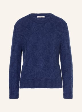 Dorothee Schumacher Svetr Sheer Softness modrá