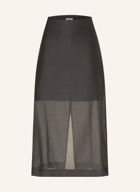 By Malene Birger Sukně Esta S Hedvábím černá
