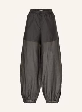 By Malene Birger 7/8 Kalhoty Lumas S Hedvábím černá