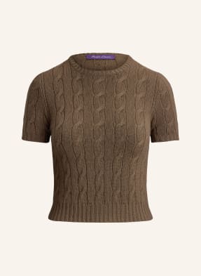 Ralph Lauren Collection Úpletové Tričko Z Kašmíru černošedá