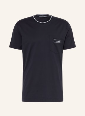 Dolce & Gabbana Tričko tmavě modrá / bílá