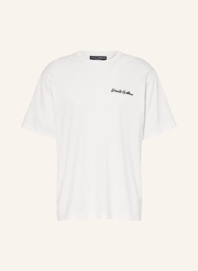 Dolce & Gabbana Tričko bílá / šedá / černá