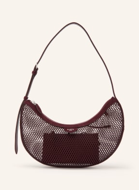 Alaïa Schultertasche Demi Lune rot
