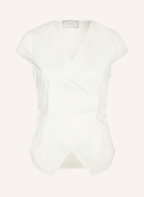 Neo Noir Bluse Fidi In Wickeloptik weiss