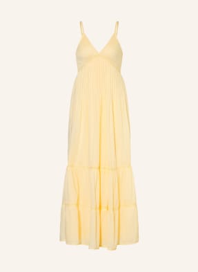 Neo Noir Kleid Elorie Mit Rüschen Und Spitze gelb