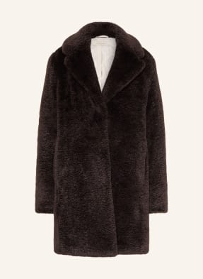Lilienfels Teddyfell-Mantel braun