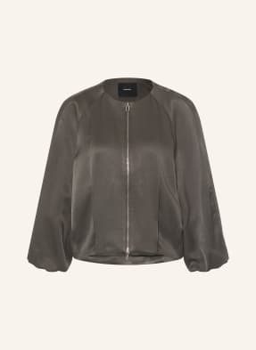 Someday Satinblouson Nolene Mit 3/4-Arm gruen