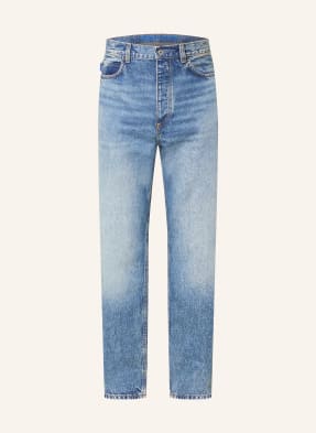 Hugo Džíny Nate Baggy Fit 420 medium blue