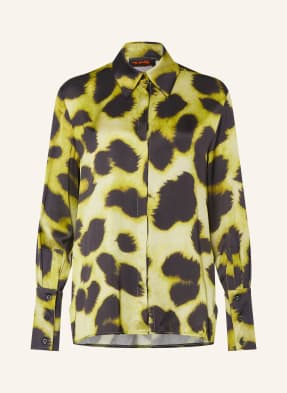 Miss Goodlife Satinbluse gruen