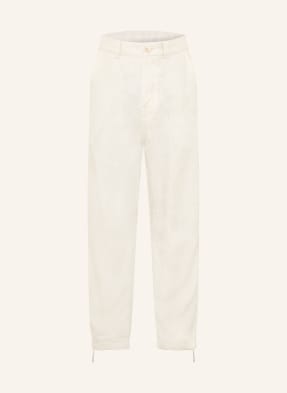 Brunello Cucinelli Leinenhose Regular Fit weiss