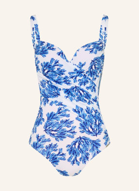 Charmline Tvarující Plavky Seaside Breeze V Zavinovacím Stylu modrá / bílá