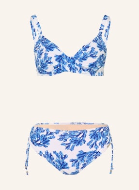 Charmline Bikiny S Kosticemi Seaside Breeze V Zavinovacím Stylu modrá / bílá