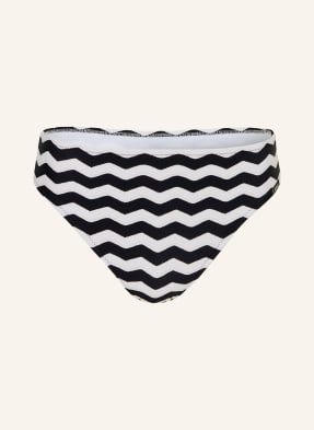 Lidea Basic Bikinové Kalhotky Sandwave černá / béžová / bílá