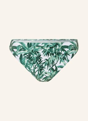 Maryan Mehlhorn Basic Bikinové Kalhotky Palmette zelená / tmavě zelená / bílá