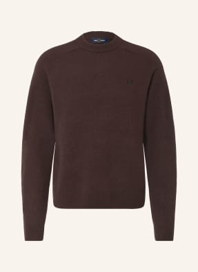 Fred Perry Svetry tmavě hnědá