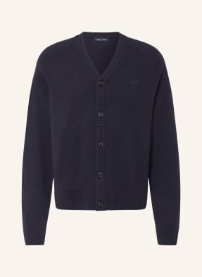 Fred Perry Pletený Svetr tmavě modrá