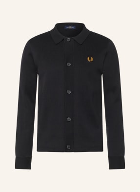 Fred Perry Pletený Svetr černá