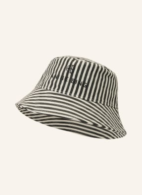 Anine Bing Klobouček Typu Bucket Hat Nicks černá / světle šedá