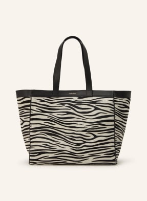Anine Bing Shopper Rio Medium černá / bílá