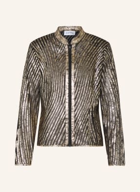 Joseph Ribkoff Jacke In Lederoptik schwarz
