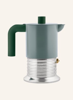 Alessi Espresso Vařič Vite petrolejová / stříbrná