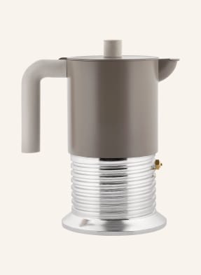 Alessi Espresso Vařič Vite černošedá / stříbrná
