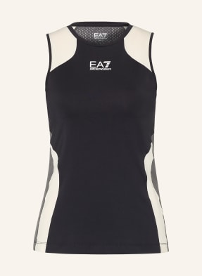 ea7 Emporio Armani Tílko černá / šedá / bílá