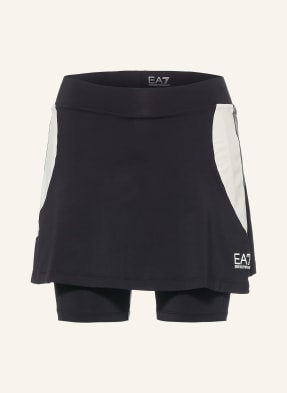 ea7 Emporio Armani Tenisová Sukně černá / šedá / bílá