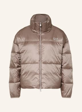 ea7 Emporio Armani Prošívaná Bunda starorůžová