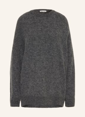 American Vintage Oversized Svetry Vitow S Alpakou tmavě šedá
