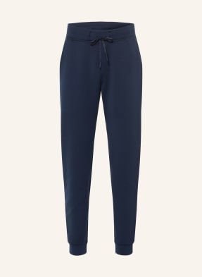 Lululemon Tepláky Smooth Spacer tmavě modrá