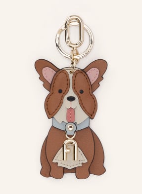 Furla Taschenanhänger Corgi braun