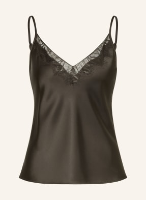 Someday Satintop Zabelle Mit Spitze gruen