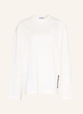 Jil Sander Tričko S Dlouhým Rukávem bílá / černá