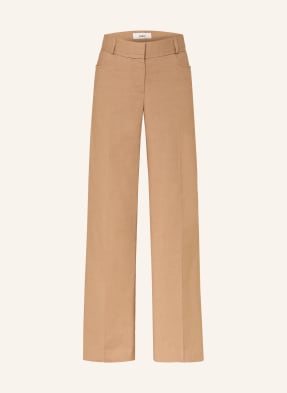 Ba&Sh Kalhoty Pants Cista S Lnem velbloudí