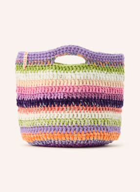 Ultraviolhat Handtasche Rviera Mit Glitzergarn pink