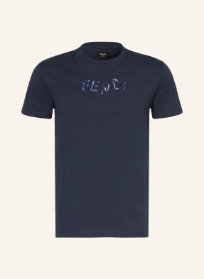 Fendi Tričko tmavě modrá